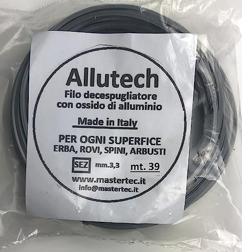 Mastertec 39 mt di Filo per Decespugliatori con Ossido di Alluminio
