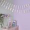 Ginger Ray Pastel Wavy Card Stick Garland Bunting Hanging Party Decoration 5m