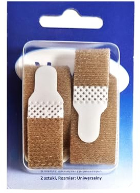 Vaya Medical Toe Separators 2 Pieces Hammer Toe Correctors Bandage Broken Crooked Toes Correction Overlapping Toes