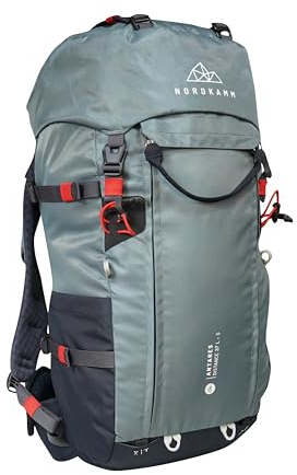 NORDKAMM® Antares Distance Wanderrucksack, Damen & Herren, 2 Rückenlängen, 37L Short oder 40L Long, Trekking Rucksack perfekt zum Wandern, Weitwandern, Bergsteigen, Hochtouren, Ski-Hochtouren