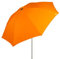 AKTIVE Grand Parasol de Plage, 220 cm, Couleur Orange, Mât en Acier, Inclinaison et Hauteur Réglables, Tissu Polyester, Protection UV50, Grands Parasols
