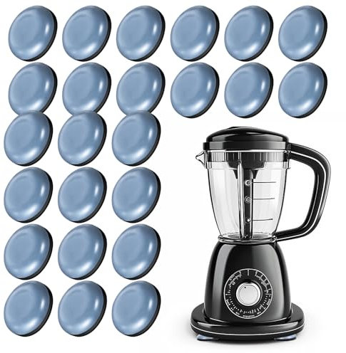 Wanmu 24 Stück Gleitbrett Unsichtbares Gleiter Selbstklebend kompatibel für Kaffeemaschine Mixer Küchenmaschine Heißluftfritteuse Brotmaschine Kaffeevollautomaten