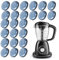 Wanmu Lot de 24 curseurs Auto-adhésifs pour Petits appareils de Cuisine, Plateau Coulissant de 1,9 cm pour comptoir de Cuisine, économise de l'espace Indispensable de Cuisine