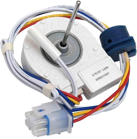 QCKRTAU 197D4968G009 FDQT26GE6 Refrigerator Ventilation Fan Motor, Compatible For Panasonic, WR60X10307 WR60X10074