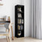BOWEKAM Home & Garden-Bücherschrank / Raumteiler schwarz 40x30x167,5 cm Kiefer massiv Möbel Wahl