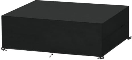 SanGlory Abdeckung für Gartenmöbel, 200x80x70cm Outdoor Abdeckhaube Gartenmöbel Schutzhüllen für Gartenmöbel Wasserdicht Gartentisch Abdeckung Winddicht Anti-UV Abdeckplanen für Loungemöbel