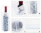 Portable Wine Cooler Bag - PVC Champagne Ice Bag with Handles, Instant Cooling Freezer Carrier for Wine, Beer, and Chilled Beverages (White)