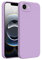 Captor Cover Custodia Colorata in Silicone Liquido per iPhone 16e, Alta Qualità con Bordo Rialzato per Schermo e Protezione Fotocamera Morbida Con Microfibra Interna (Viola Lilla, iPhone 16e)