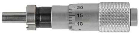 VOANZO 0-13mm Micrometer Head, Metal Micrometer Inner Diameter Measuring Tool for Fine Adjustment Of Various Precision Instruments (flat Head with Nut)