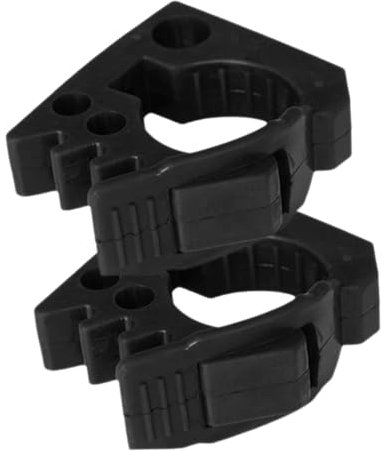 CHILDWEET 2 Piezas Soporte de Fijación Rápida de Abrazadera de Goma Ajustable Montaje Atv y Equipos Exteriores Resistente Usar