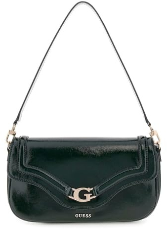 GUESS Dea Forest Patent Shoulder Bag