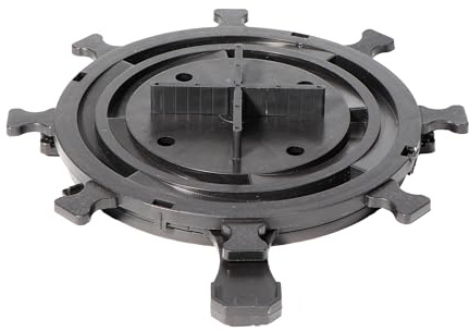 Gartenwelt Riegelsberger Plattenlager PRO 15-20 mm 1 Karton (120 Stück) | Stelzlager höhenverstellbar für Keramik-, Stein-, Betonplatten & Fliesen | Belastbarkeit bis zu 1000 kg
