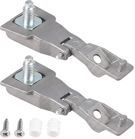 niusility 2Pcs Exterior Door Handle Hinge Repair Kit, Driver Side Professional Hinge Replacement, Compatible with Fiat 500/Abarth 500/Alfa Romeo 147 GT, Car Door Hinges Fix Kit for 51964555 51939041