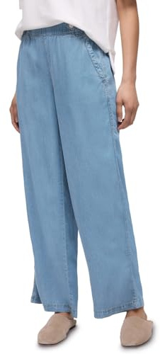 Street One Washed Wide Leg HW Flap Detail