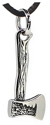 Budawi® Axt Anhänger Beil Kettenanhänger Edelstahl Schmuck mit Verzierungen