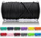 Ganzoo Paracord 550 Seil Schwarz 4mm Schnur Typ 3, Nylon & Polyester, ideal für Basteln von Hundeleine Halsband Armband/Camping Survival und Outdoor 15 Meter Allzweckseil 7 Innenstränge