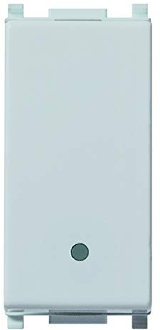 Vimar 0R14001.SL Plana Silver Interruttore a muro illuminabile 1P 16AX Silver