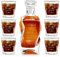 Maverton Whiskey Karaffe + 6er Whiskygläser Set mit Gravur - 700ml Whisky Dekanter -Weihnachtsgeschenke - Geschenk zum Geburtstag für Männer - Danksagung