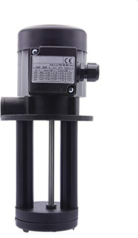 Hochleistungs - Kühlmittelpumpe 200 mm Eintauchtiefe für Bandsägen, Drehmaschinen, Kreissägen, Fräsmaschinen