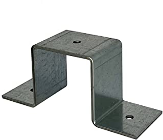 Quadratrohrschelle Schelle Quadratrohr, Bügelschelle, Balkenschelle Vierkant in den Größen: 15x15 bis 120x120 verzinkt (120mm x 120mm)