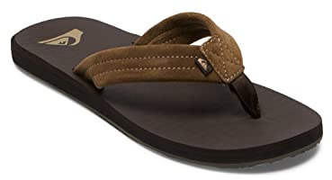 Quiksilver Herren Carver Suede Core Sandale, Brown 1, 46 EU