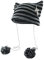 Katzenohren-Beanie, Y2K, gestreift, gehäkelt, Vintage-Grunge-Accessoires, lässige Beanies für Frauen, Q-blackgrey, Einheitsgröße