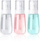 Phomanttonary 3 Pièces Flacons et vaporisateurs vides, Flacon pulvérisateur de voyage vide en plastique transparent, Flacon Spray Réutilisables à brume fine pour coiffure, Parfums, nettoyage (60ml)