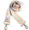 Hibate Taschengurt 3.8cm Breit Taschengurte zum Wechseln Taschenband Schulterriemen Schultergurt für Taschen Trageriemen Taschenriemen Handtaschen Gurt - Blau/Pink