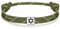 J.Endéar Davidstern Nautisches Armband Silber 925 | Handgefertigtes Segeltau Paracord Surfer Armband | Herren Damen Jungen Jüdischer Schmuck Schutz Amulett Spirituelles Geschenk, Grün