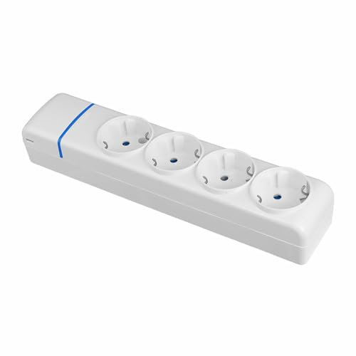 Regleta Enchufes 4 Tomas sin Interruptor Solera 8004p 250 V 16 A