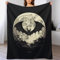 PAZZK Fledermaus Wohndecke Super Weiche Flannel-Decke Dicke Decke Sofadecke Fleece-Decke Vier Jahreszeiten Wohndecke Für Bett/Couch（180×200cm）