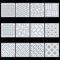 FREEBLOSS 14x14cm Große Stickschablonen Aus Acryl Sashiko Schablone Geometrische Stickmuster Schablonen Zum Zeichnen Sashiko Vorlage
