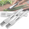 AYNKH 3 Pcs Shred Silk The Knife Couteaux Coupe Oignon en Acier Inoxydable 2024 New Couteau à Oignon Vert Haché Couteau à Trancher Rapide pour Trancher les Aliments Ménagers