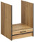 Meuble Pour Four Encastrable carballo - Naturel/noir - L 60 X H 81 Cm