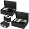POKIENE 2 Sets of Photo Storage Boxes with Lids, Photo Case, 4 x 6 Photo Organizer, 16 PCS Small Separation Box with Paper Card, Foldable Storage Box for Seeds, Cards, Crafts, Stickers