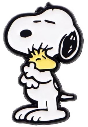 Distrigeek Anstecker Snoopy der Hund, Metall, Emaille, Anstecker, Anstecker, Cartoon, für Herren und Damen, Fan, Cartoon-Charakter
