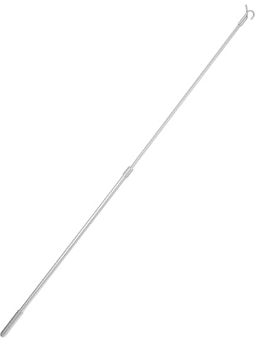 Lurrose Tringle Télescopique en Alliage D'aluminium 81 Cm, Tige de Traction Réglable pour Stores sans Cordon, Baguette de Tirage pour Stores Enrouleurs et Rideaux, Accessoire Pratique