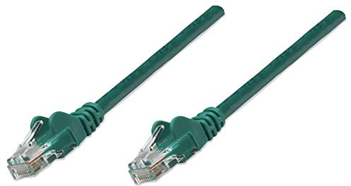 Intellinet Cat6 U/UTP Network Patch Cable, 14 Ft, Green