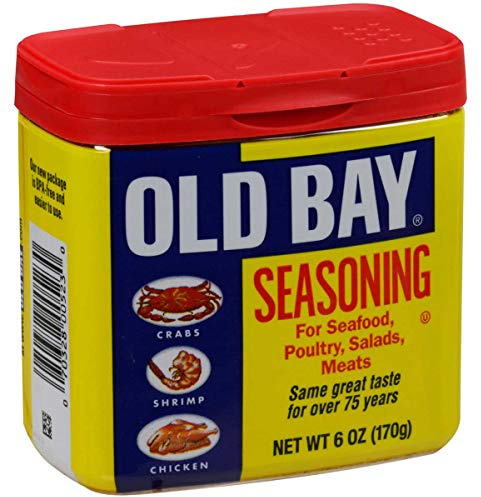 OLD BAY Seasoning, Original, 6-Ounce Can (Pack of 4) by JC Wright