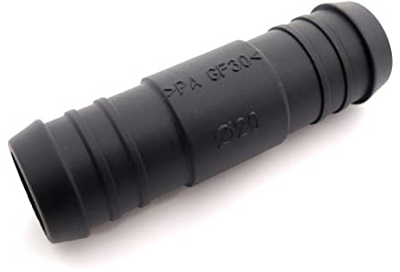 Schlauchverbinder Kunststoff Gerade x2 - Außendurchmesser 20mm - Für Schläuchen