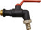 S&M 174001 Absperrventilkugel 1/2 Zoll Polypropylen schwarz/roter Griff