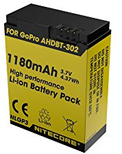 Nitecore NLGP3 - Li-Ion Akku für GoPro Hero 3/3+