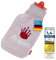 Snoozy® Wärmflasche mit weichen und kuschligen Bezug XXL mit 2 Liter Volumen für langanhaltende Wärme; 100% Naturkautschuk (Princess)