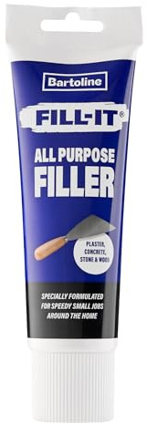 Bartoline Ready Mixed Instant Filler 330g | Quick-Drying Tube Filler for Plaster, Wood, Brick & Stone Repairs
