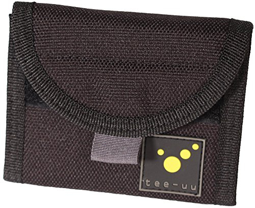 tee-uu Glove Handschuh-Holster | Aufbewahrung Infektions-Schutzhandschuhe | robuste Gürtelschlaufe | Zwei innenliegende Fächer | Grifflasche farblich abgesetzt | Rettungsdienst | Feuerwehr