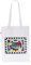 style3 Testbild Biobaumwolle Beutel Jutebeutel Tasche Tote Bag Big bang, Farbe:Weiß
