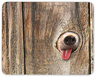 Destination Vinyl Ltd Funny Dog Mouse Mat Pad - Dogs Wooden Office Secret Santa Computer #14153