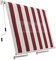 TENDA DA SOLE A CADUTA cm.400 x H.300 - bordeaux/crema