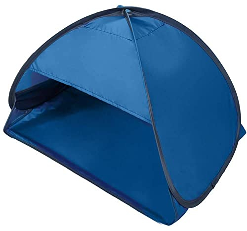 Haustierzelt Katzenzelt Pop Up Hundezelt Strand Sonnenschutz Premium Haustierzelt Wasserdicht Sonnenschutz Automatische Schatten Zelt Camping Angeln Wandern Picknick Tragbarer Abzubauen (70x50x45cm)