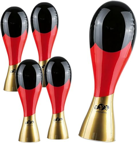 Cadofe 5X Aufblasbarer Pokal Deutschland H: 52 cm Ø 18 cm Fan-Artikel Weltmeister NEU *